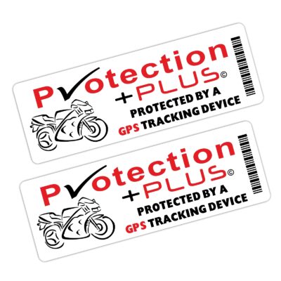 G28 Motorbike Protection Plus GPS Security Stickers Anti-Theft Warning Signs Tracker Tracking Device Motorcycle Bike Bicycle Decals Tracked Notice Labels