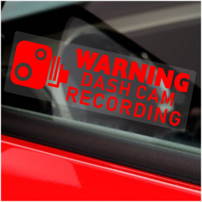 C29 Stickers Warning Dash Cam Recording Vehicle Camera Security Dashcam Waterproof Window Decal Signs CCTV Car Van Truck Taxi Mini Cab Bus Coach Labels - Image 3