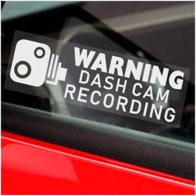 C29 Stickers Warning Dash Cam Recording Vehicle Camera Security Dashcam Waterproof Window Decal Signs CCTV Car Van Truck Taxi Mini Cab Bus Coach Labels