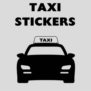 Taxi Private Hire Stickers