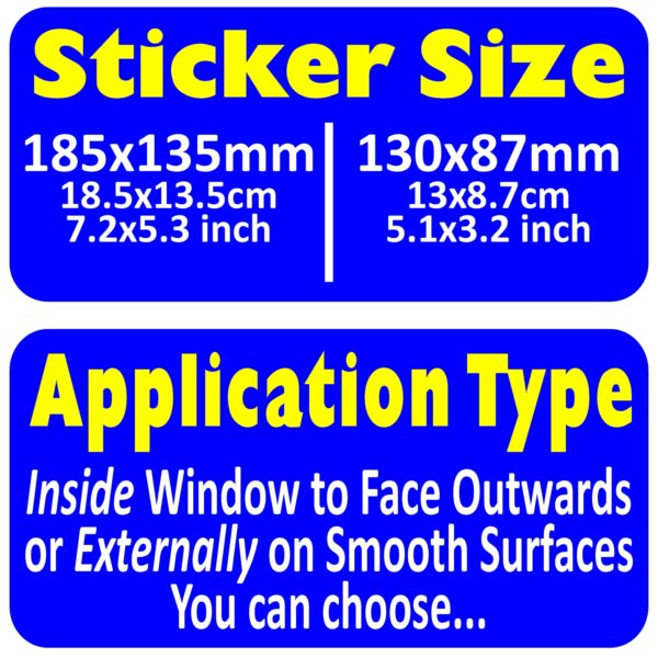 D90 Sticker Disabilities are not Always Visible Ribbon Sign Disabled Window Car Badge Holder Awareness Notice Disability Scooter Wheelchair Handicap Mobility Aid Reverse or External Decal Label - Image 2