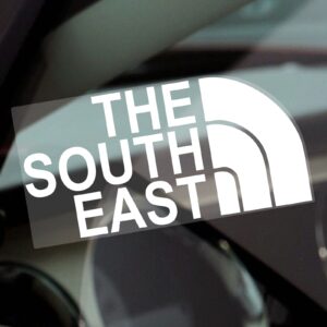 F22 Sticker The South East Sign Car Window Hiking Climbing Walk Walking Vinyl Label Decal Vehicle Van Outdoor Adventure JDM DUB Euro Bumper