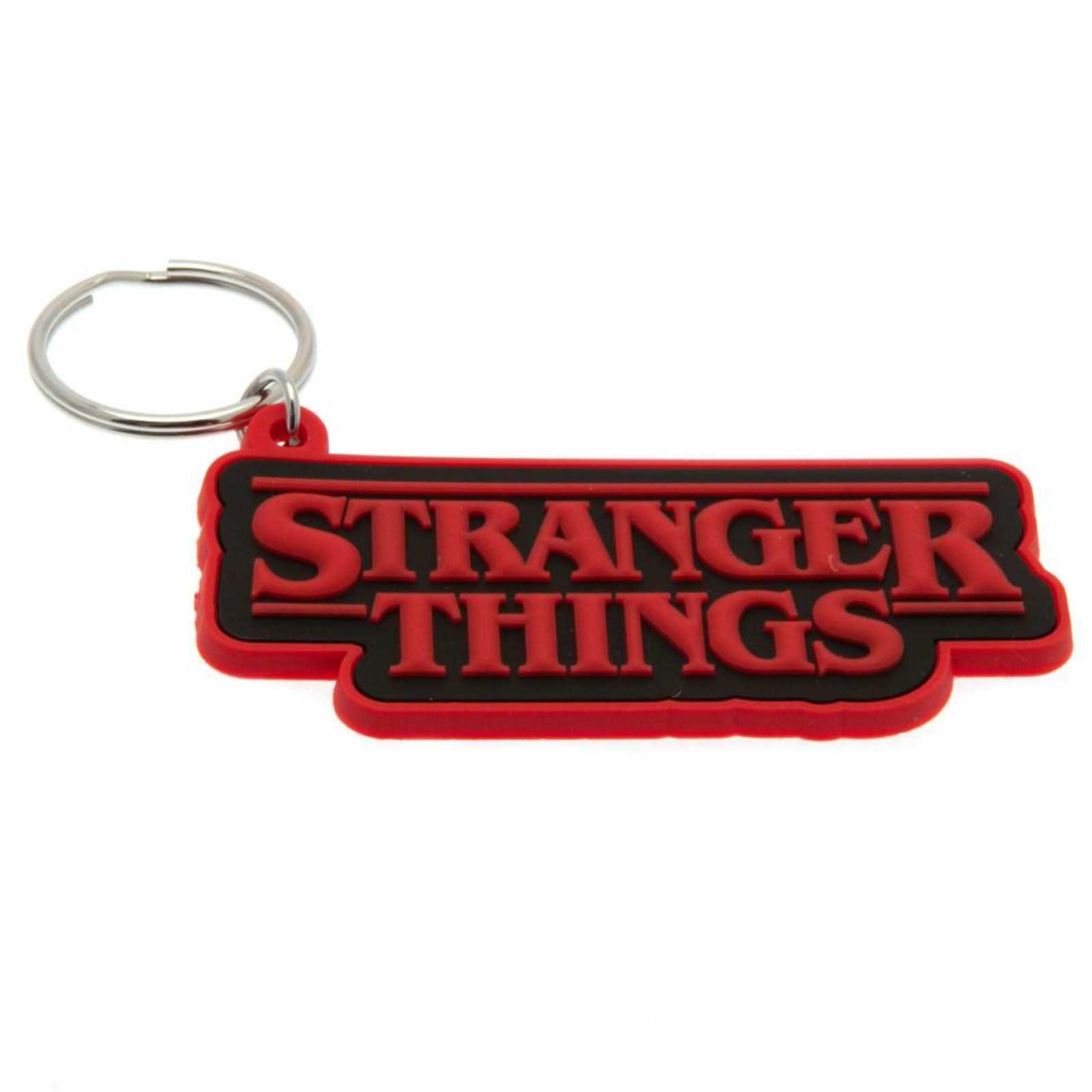 Stranger Things Keychain Logo Keyring Rubber Key Ring Bag Tag Suitcase Charm - Image 4