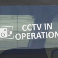 C52 Sticker CCTV in Operation Sign Recording Window Security Warning Label Taxi Decal HGV Bus Coach Notice Surveillance Mini Cab Minicab Dashcam Dash Cam Safety Car Van Lorry Truck