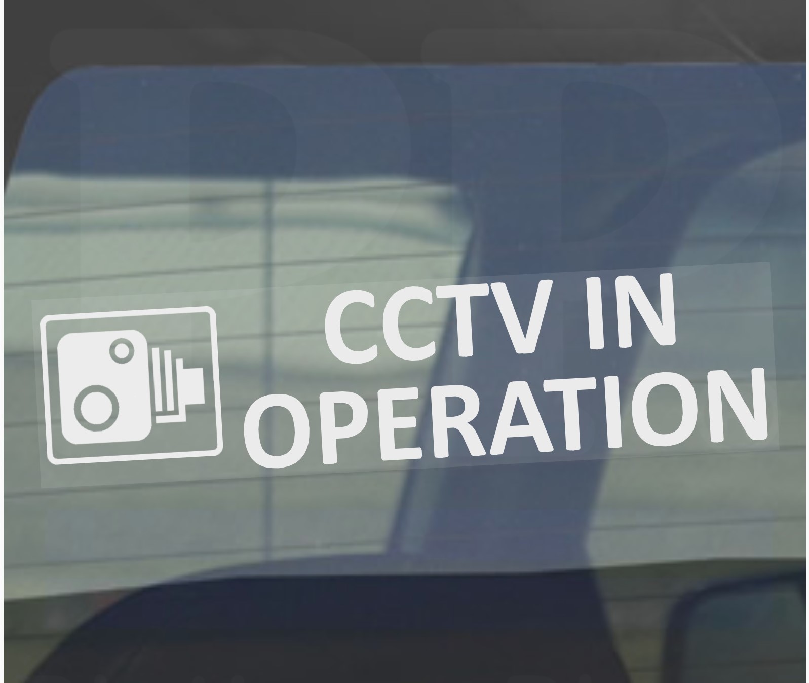 C52 Sticker CCTV in Operation Sign Recording Window Security Warning Label Taxi Decal HGV Bus Coach Notice Surveillance Mini Cab Minicab Dashcam Dash Cam Safety Car Van Lorry Truck